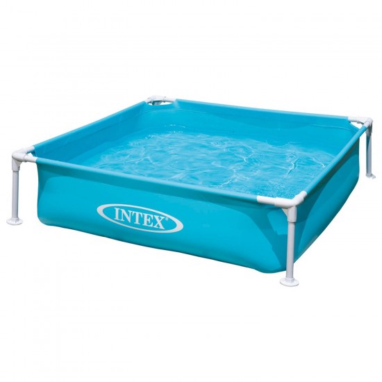 Intex Miniframe Pool zwembad - 122 x 122 x 30 cm - blauw