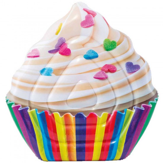Intex cupcake drijfmat - 142 x 135 cm