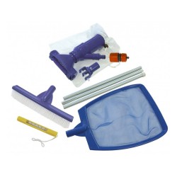 Interline accessoirepakket zwembadreiniging blauw/wit 5-delig