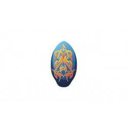 Houten Skimboard Tribal Blauw/Oranje 100cm
